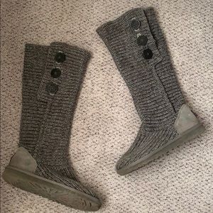 UGG Knit Gray Boots